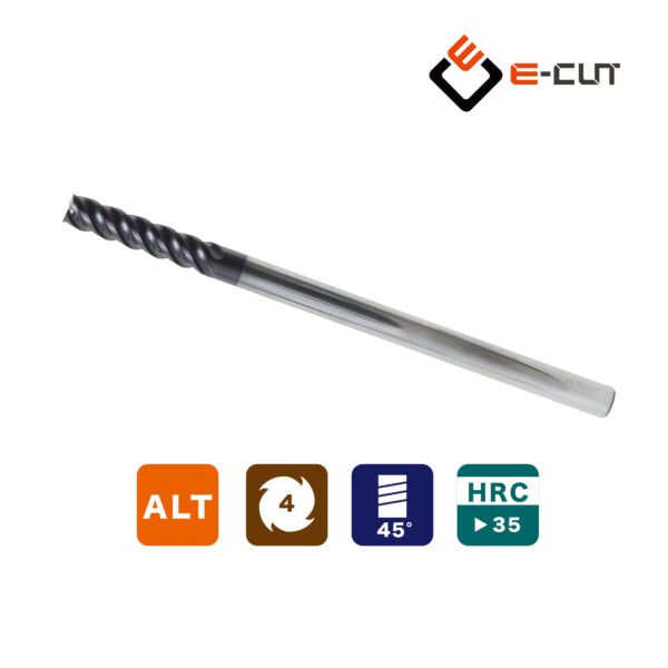 ECUT_SEL四刃長刃立銑刀